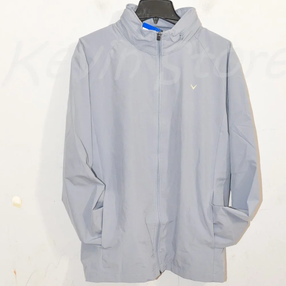 Gray NWT Callaway men package hood, water resistant ,‎ fully lined